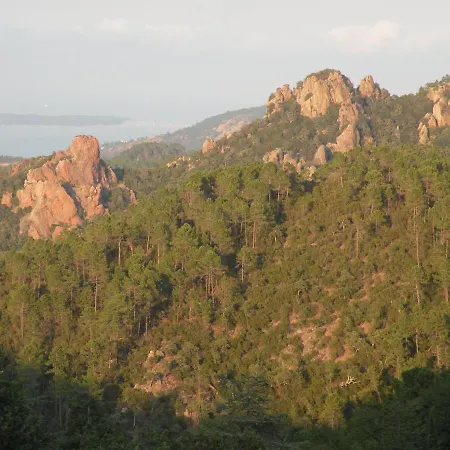 Chambre Vue Feerique Panoramique Calme Piscine Xxl Guest house Frejus